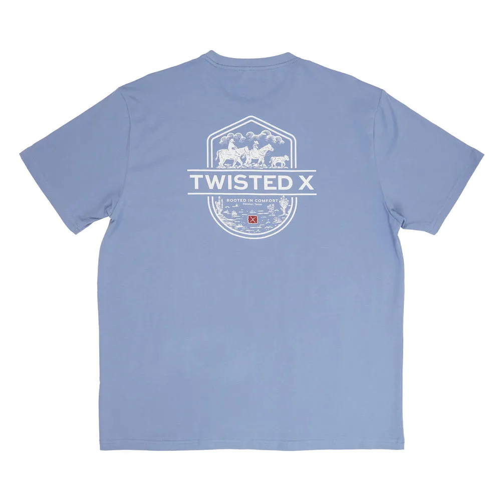 Twisted X Slate Blue T-Shirt