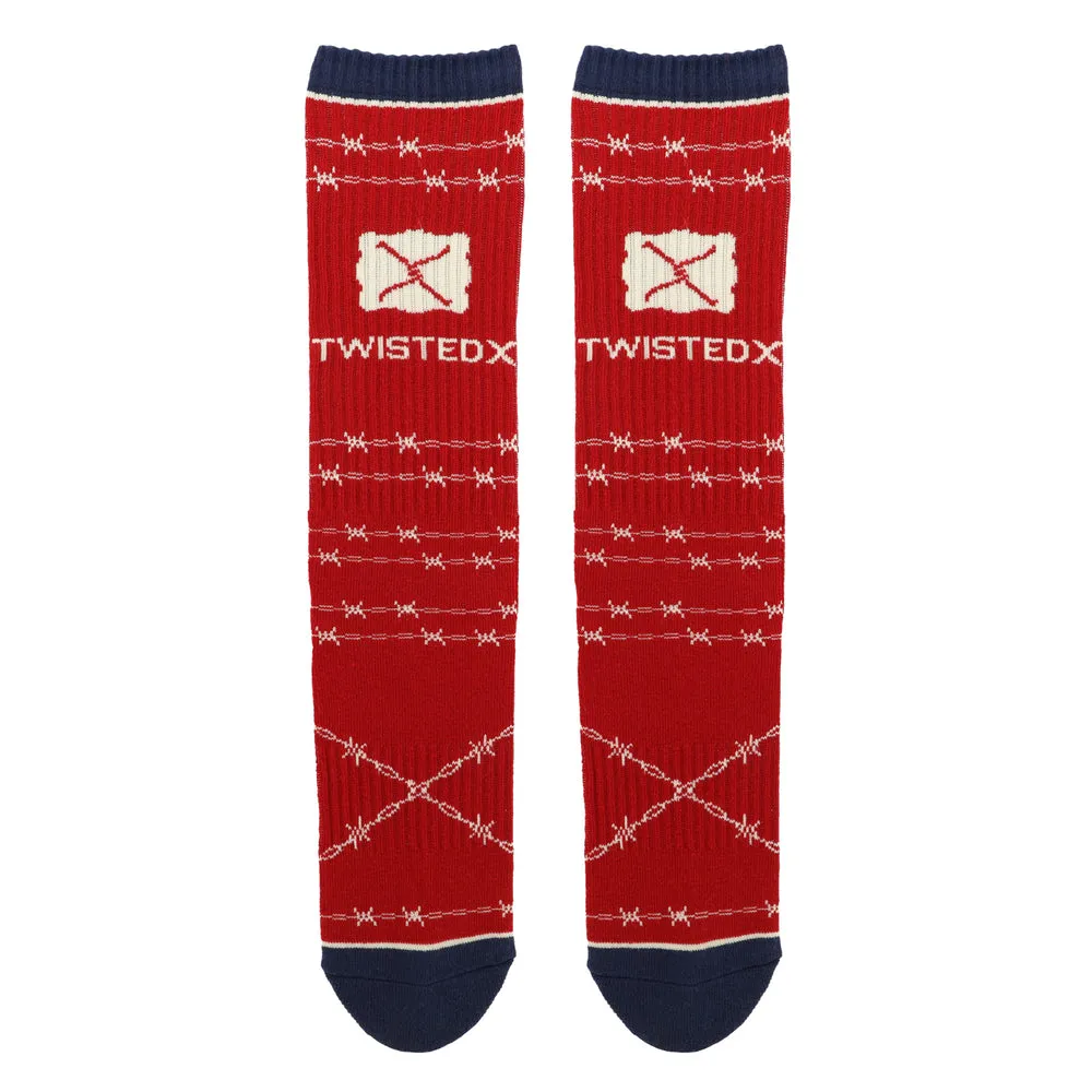 Twisted X Barbed Wire Socks
