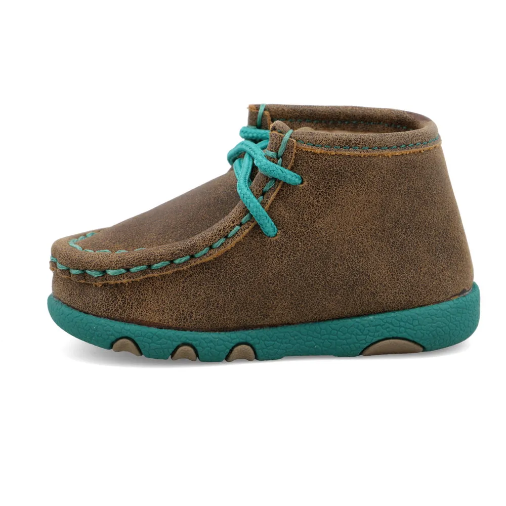 Twisted X Chukka Driving Moc Bomber / Turquoise