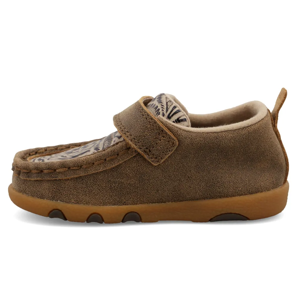 Twisted X Driving Moc Bomber / Nude Print