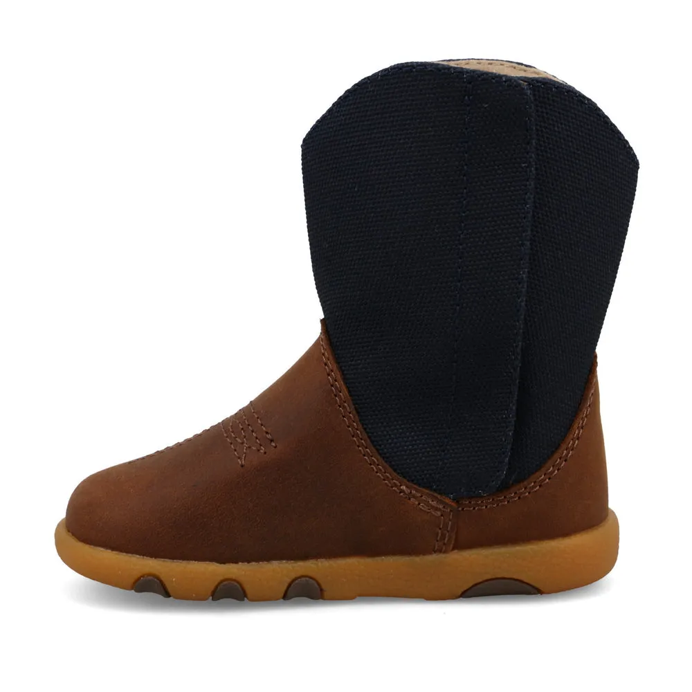Twisted X Driving Moc Boot Mocha, Navy, / American Flag