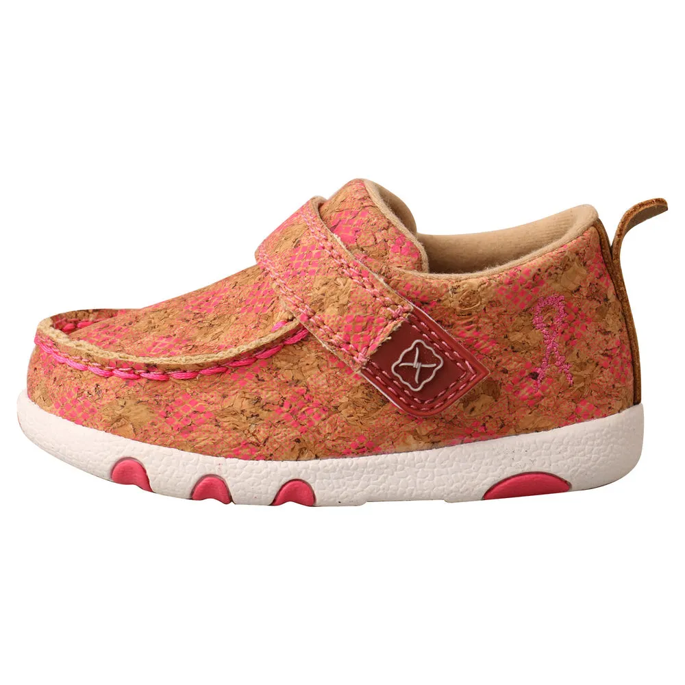 Twisted X Driving Moc Tan / Pink
