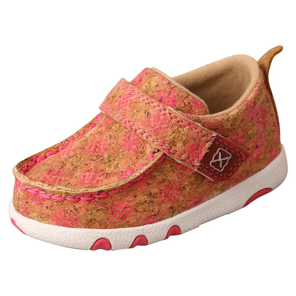 Twisted X Driving Moc Tan / Pink