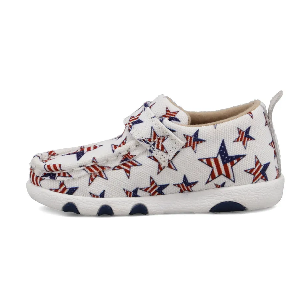 Twisted X Driving Moc White / Red, White, / Blue