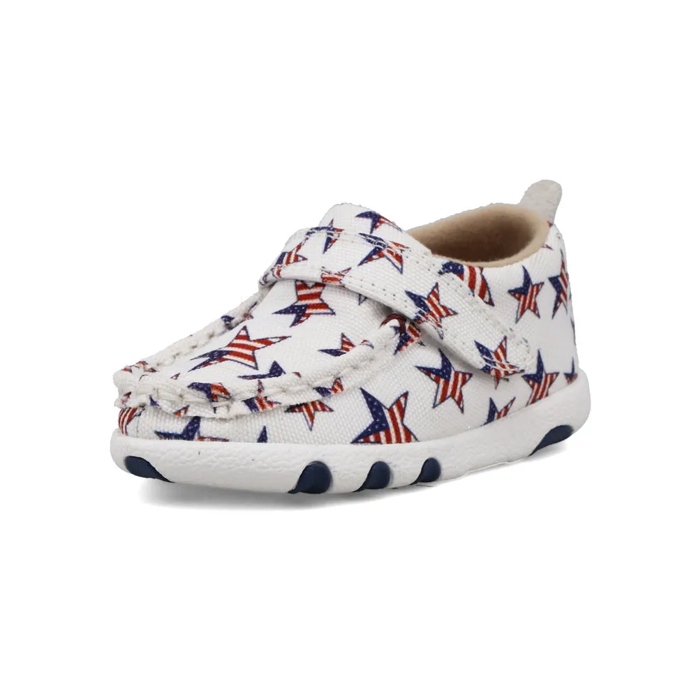 Twisted X Driving Moc White / Red, White, / Blue