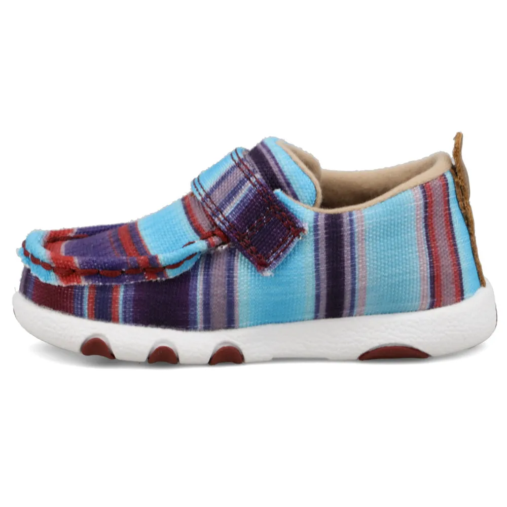 Twisted X Hooey® Driving Moc Blue Multi