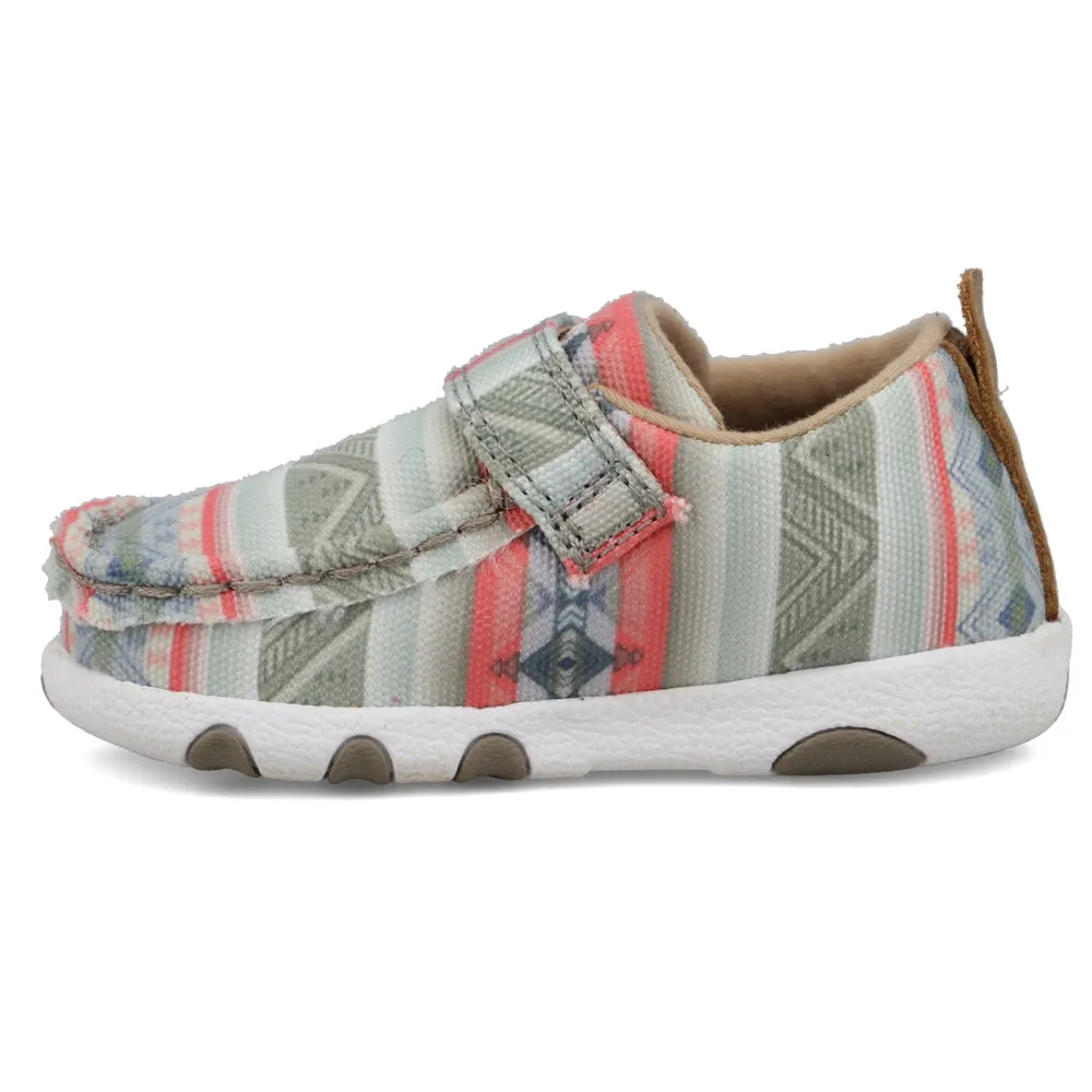 Twisted X Hooey® Driving Moc Pink Multi