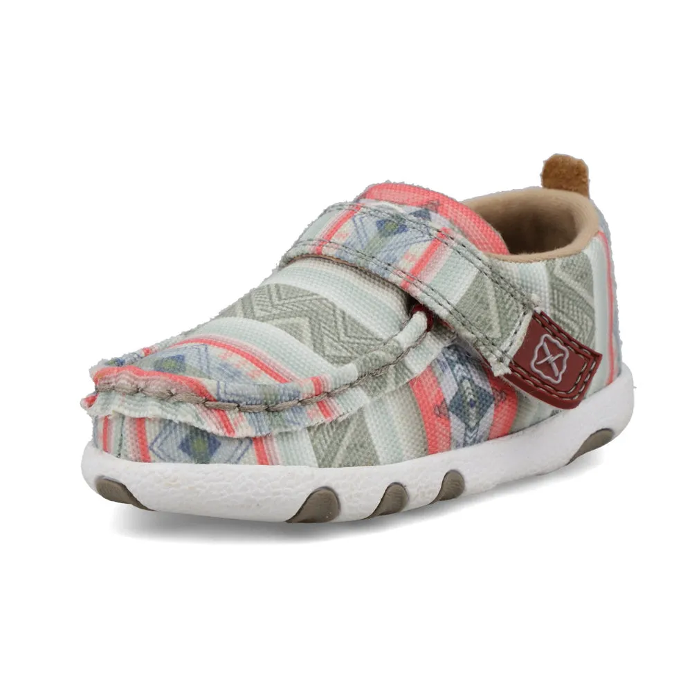 Twisted X Hooey® Driving Moc Pink Multi