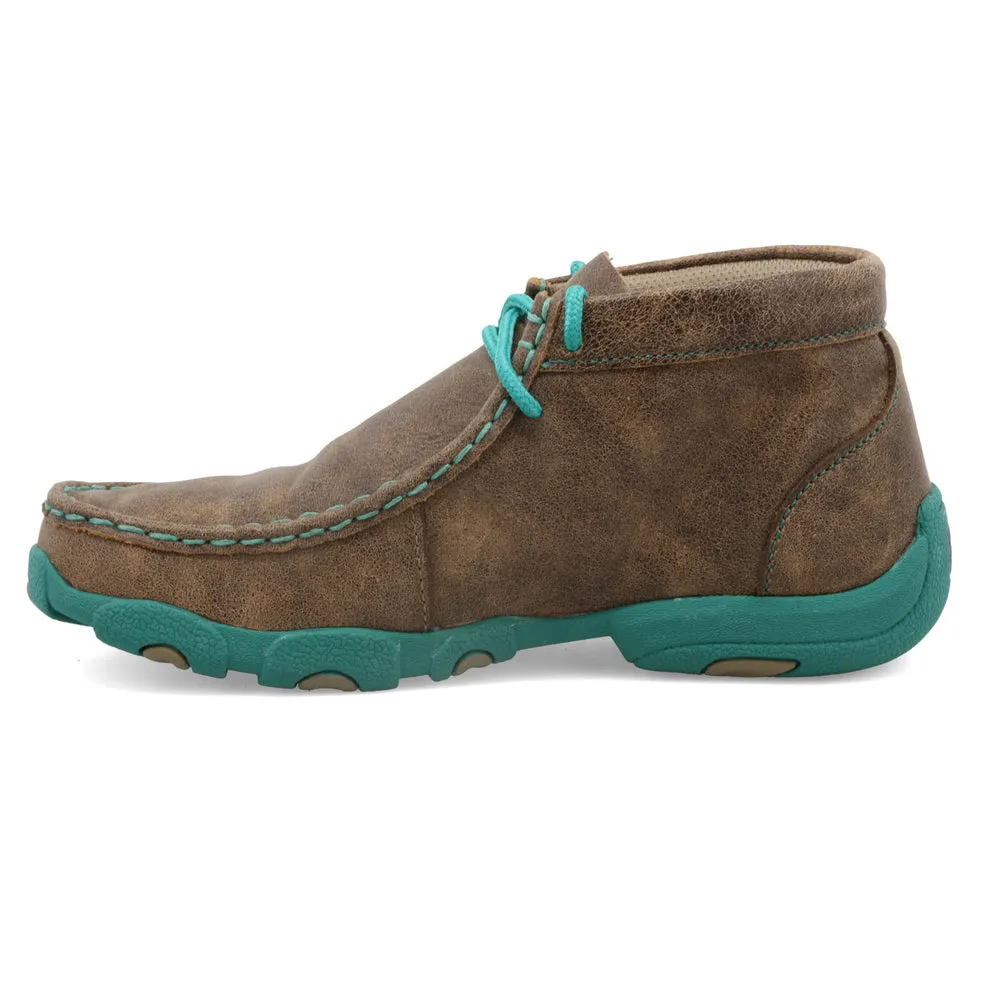 Twisted X Chukka Driving Moc Bomber / Turquoise
