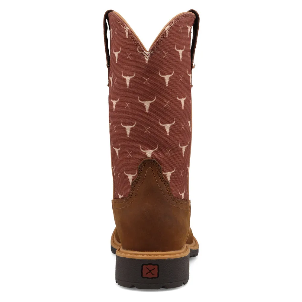 Twisted X Cowboy Work Oiled Saddle / Sierra