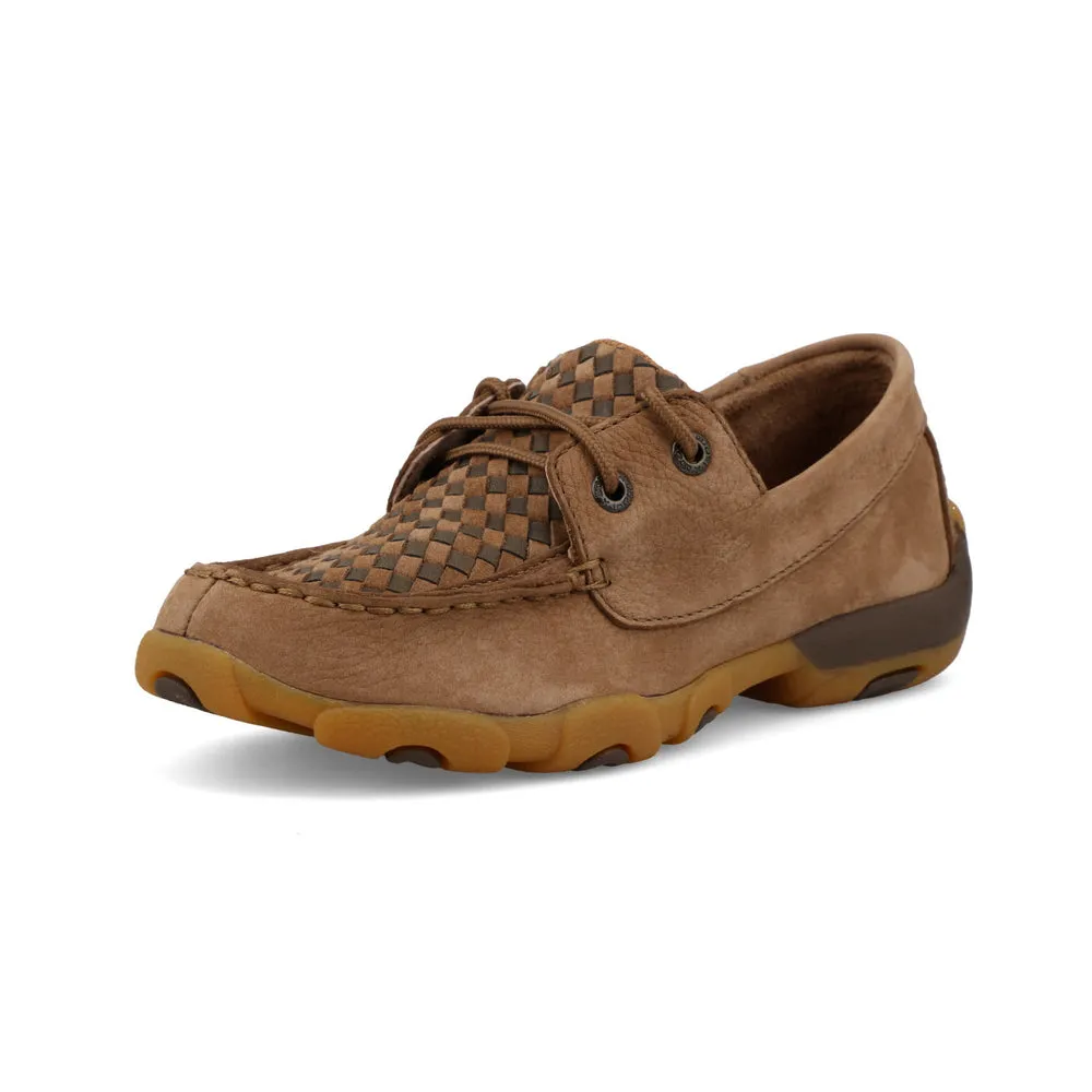 Twisted X Boat Shoe Driving Moc Camel / Desert Palm