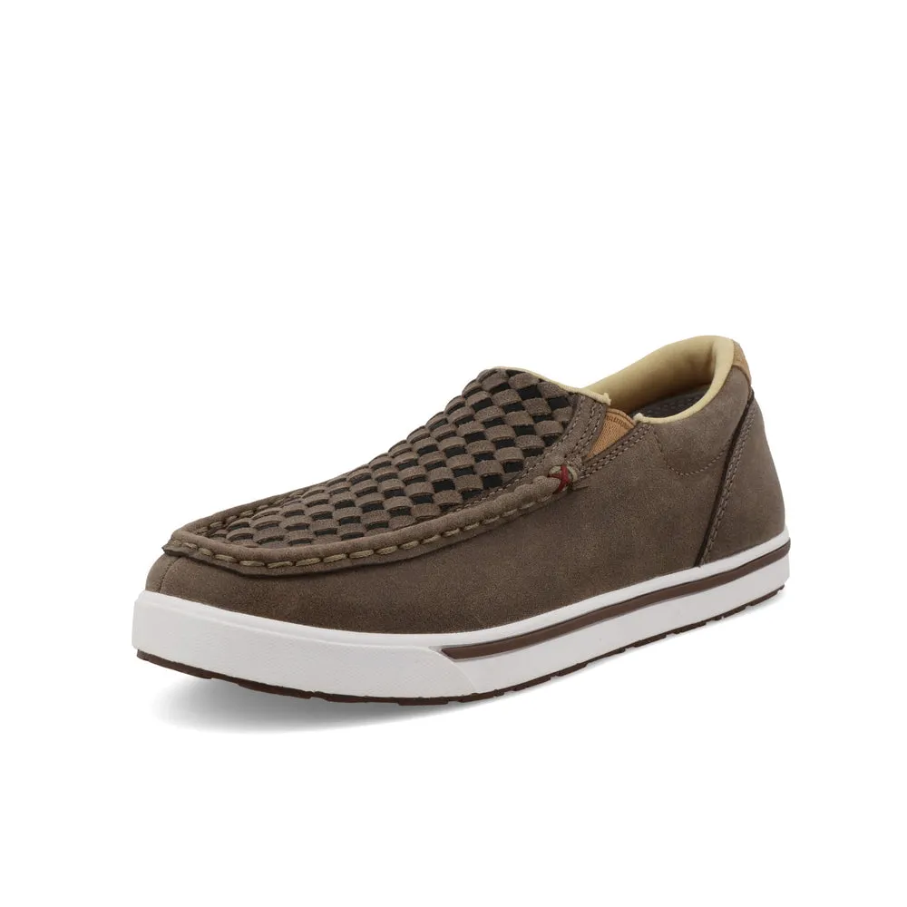 Twisted X Slip-On Kicks Taupe Grey / Black