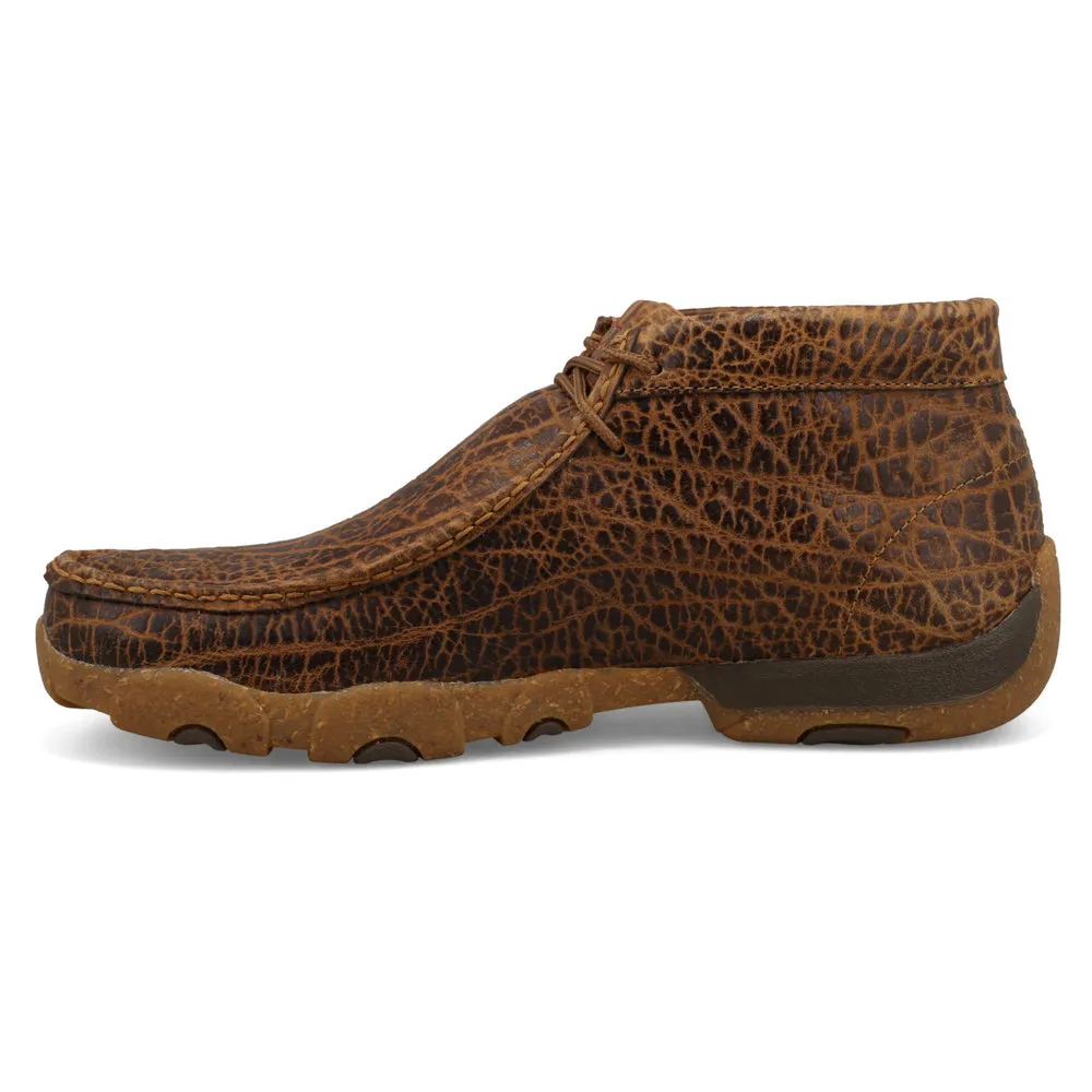 Twisted X Chukka Driving Moc Golden Elephant Print