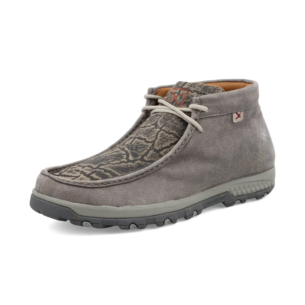 Twisted X Chukka Driving Moc Grey / Grey Elephant Twisted X Chukka Driving Moc Grey / Grey Elephant
