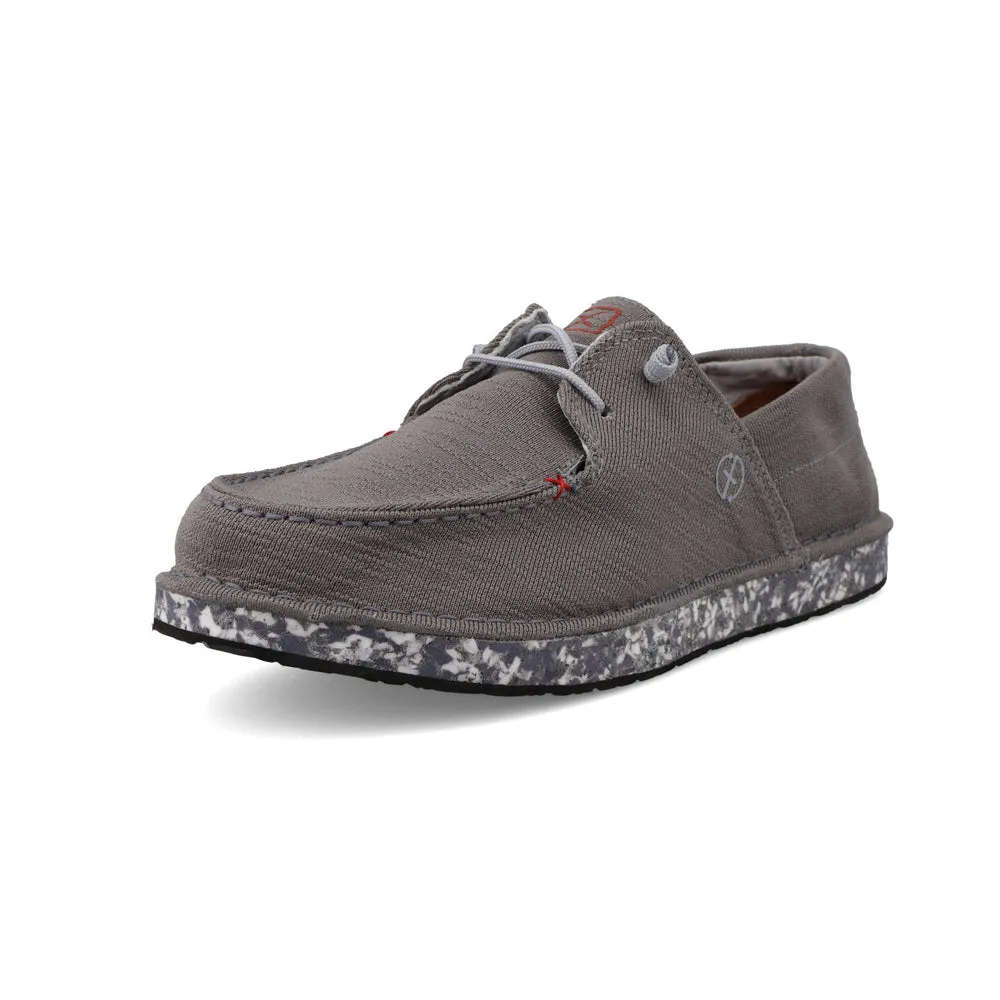 Twisted X Circular Project™ Boat Shoe Grey