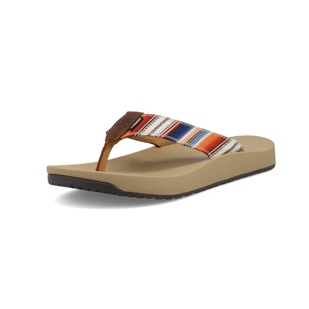 Twisted X Hooey® Flip Flops Sunset Multi