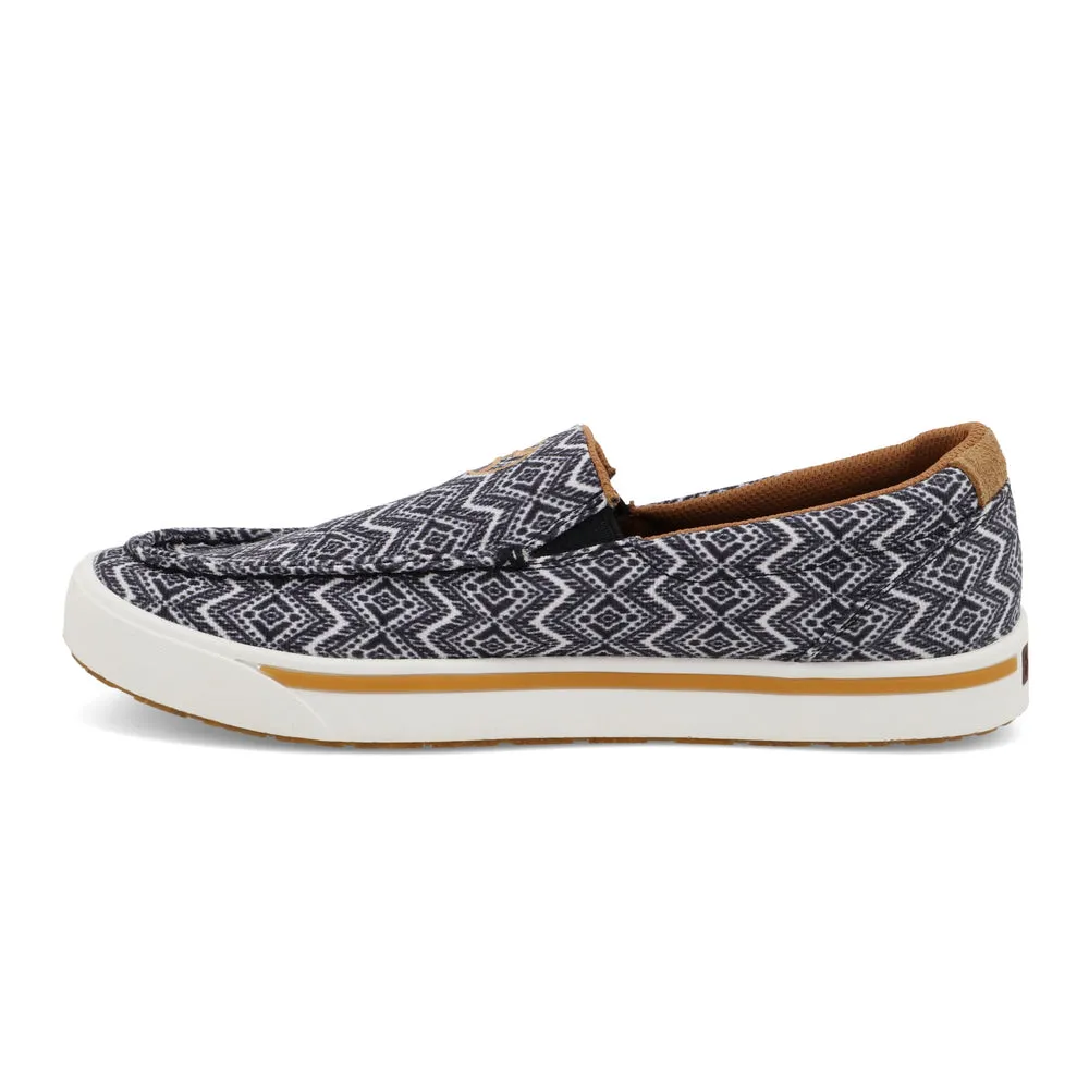 Twisted X Hooey® Slip-On Loper Black / White Multi