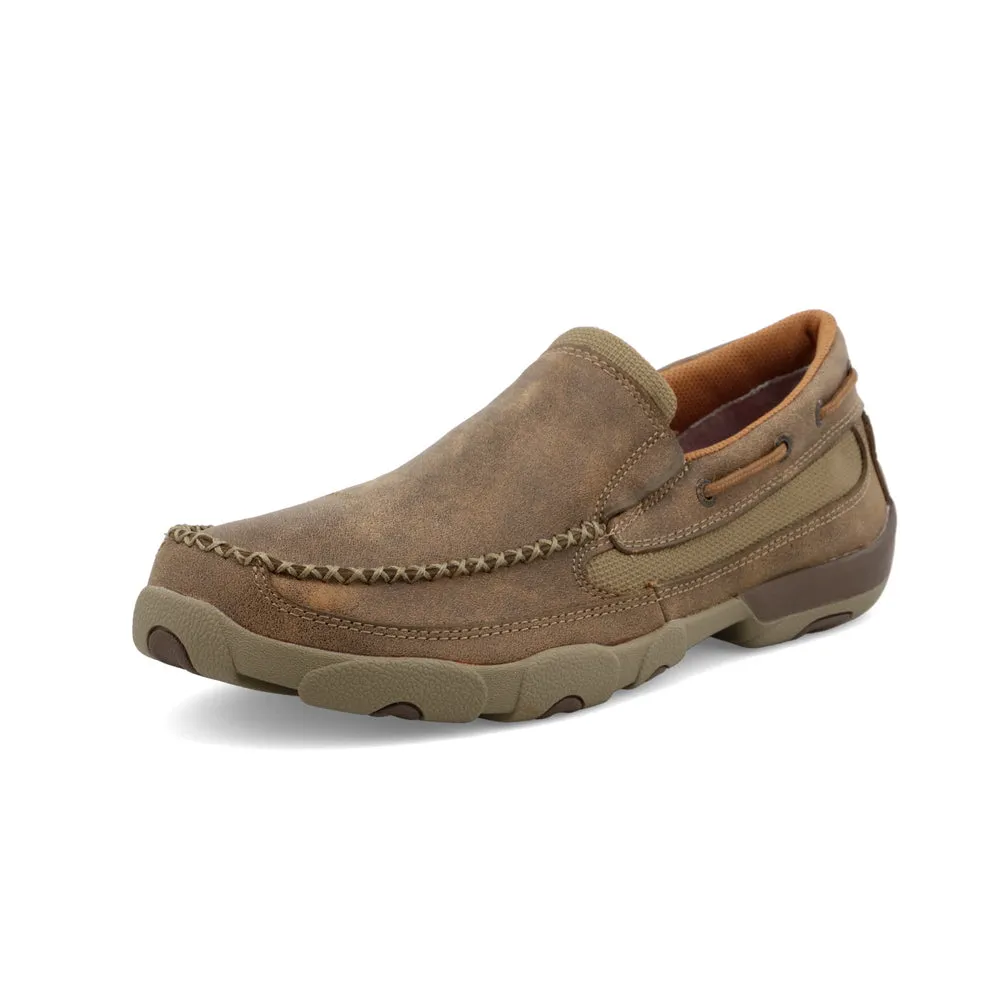 Twisted X Slip-On Driving Moc Bomber
