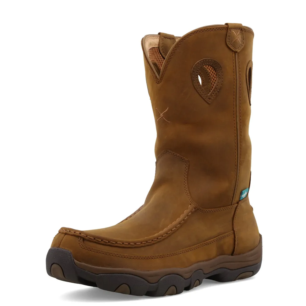 Twisted X 11″ Pull On Hiker Boot Distressed Saddle / Saddle