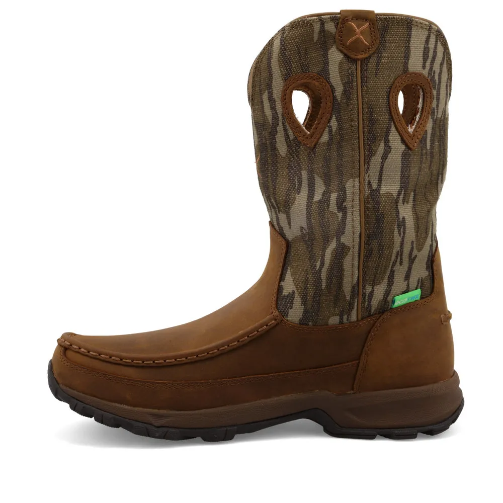Twisted X 11″ Pull On Hiker Boot Mossy Oak® Bottomland® Camo / Distressed Saddle