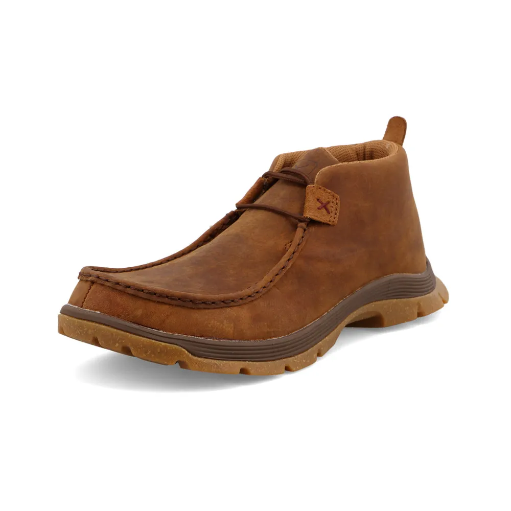 Twisted X Chukka Oblique Toe Oiled Saddle