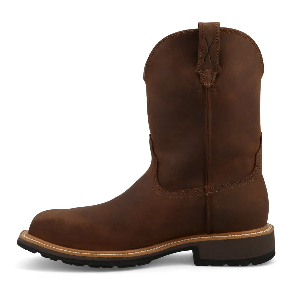 Twisted X 10″ Cowboy Work Boot Dark Brown