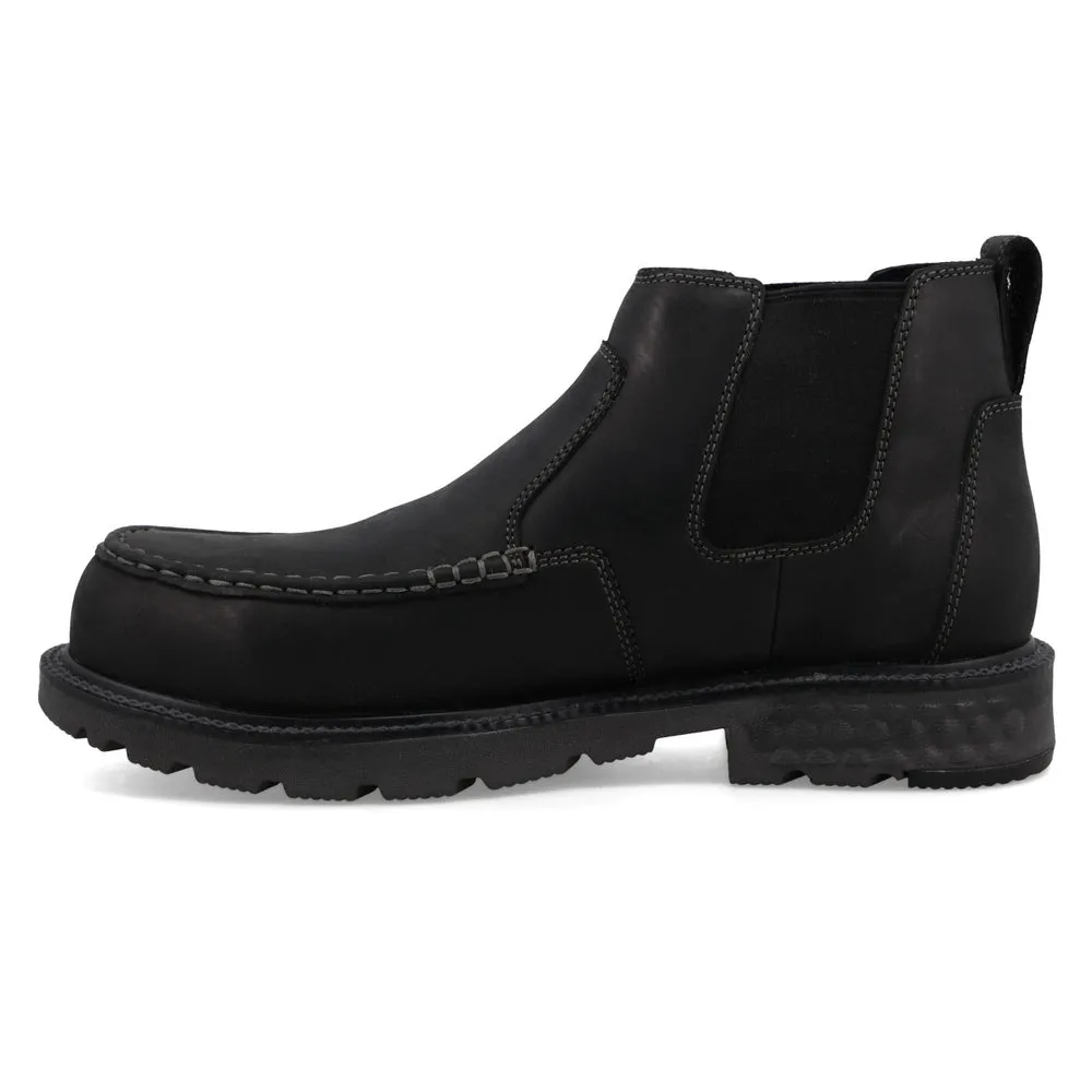 Twisted X 4″ Work Chelsea Boot Black