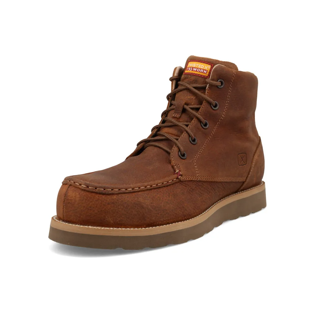 Twisted X 6″ Work Wedge Sole Boot Rawhide