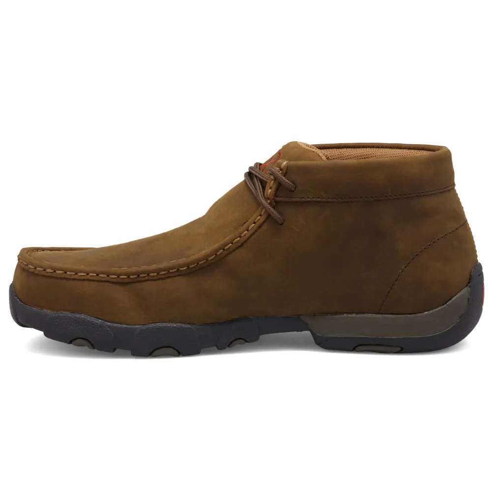 Twisted X Work Chukka Driving Moc Distressed Saddle