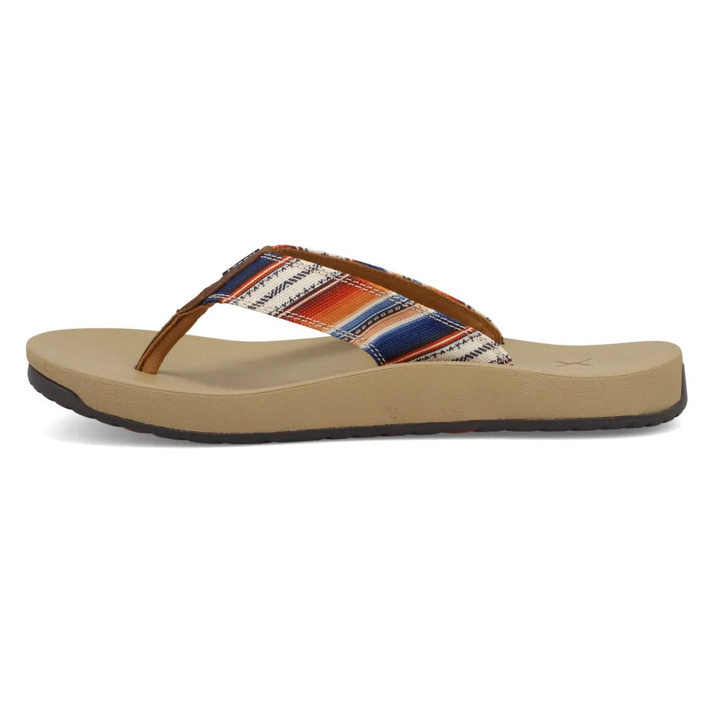 Twisted X Hooey® Flip Flops Sunset Multi