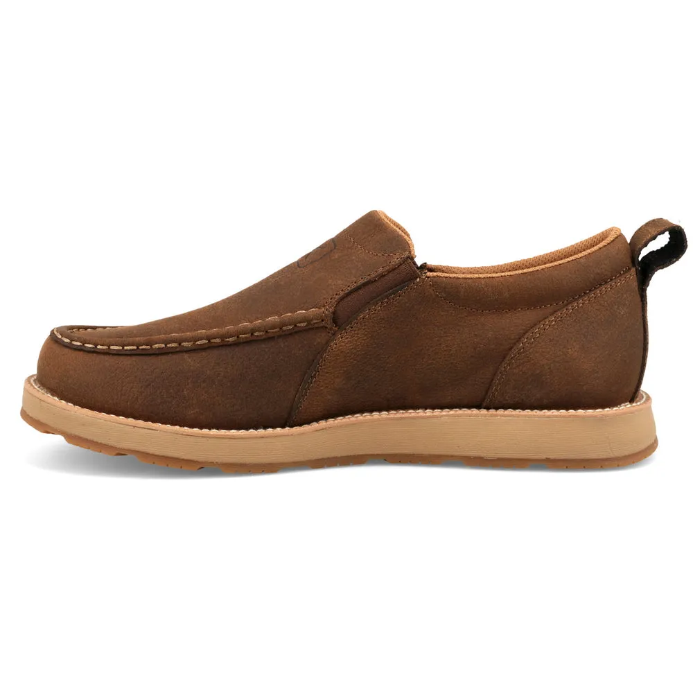 Twisted X CellStretch® Wedge Sole Slip-On Tawny Brown