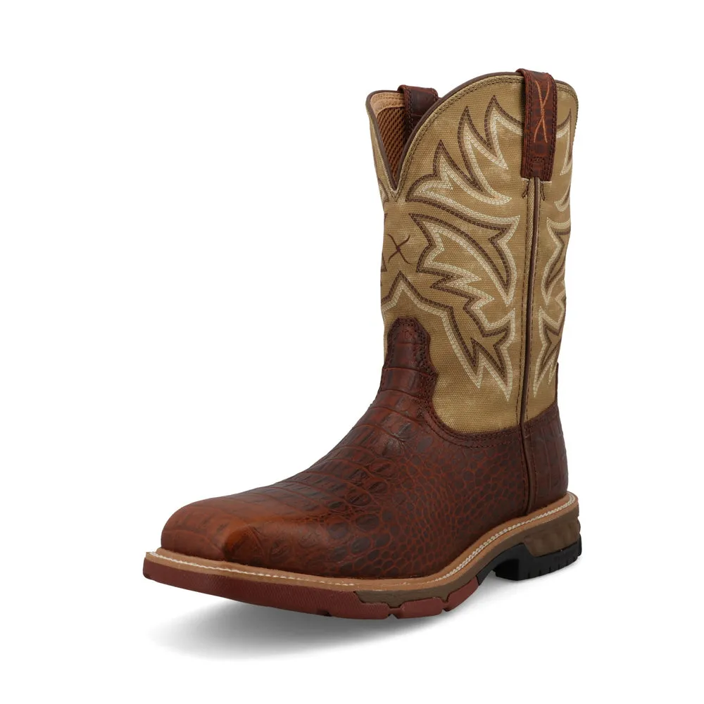 Twisted X 11″ Western Work Boot Ginger / Pear