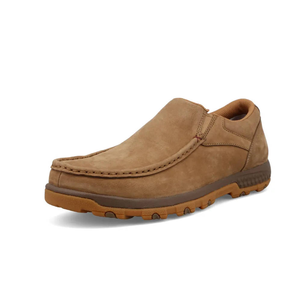 Twisted X Slip-On Driving Moc Camel