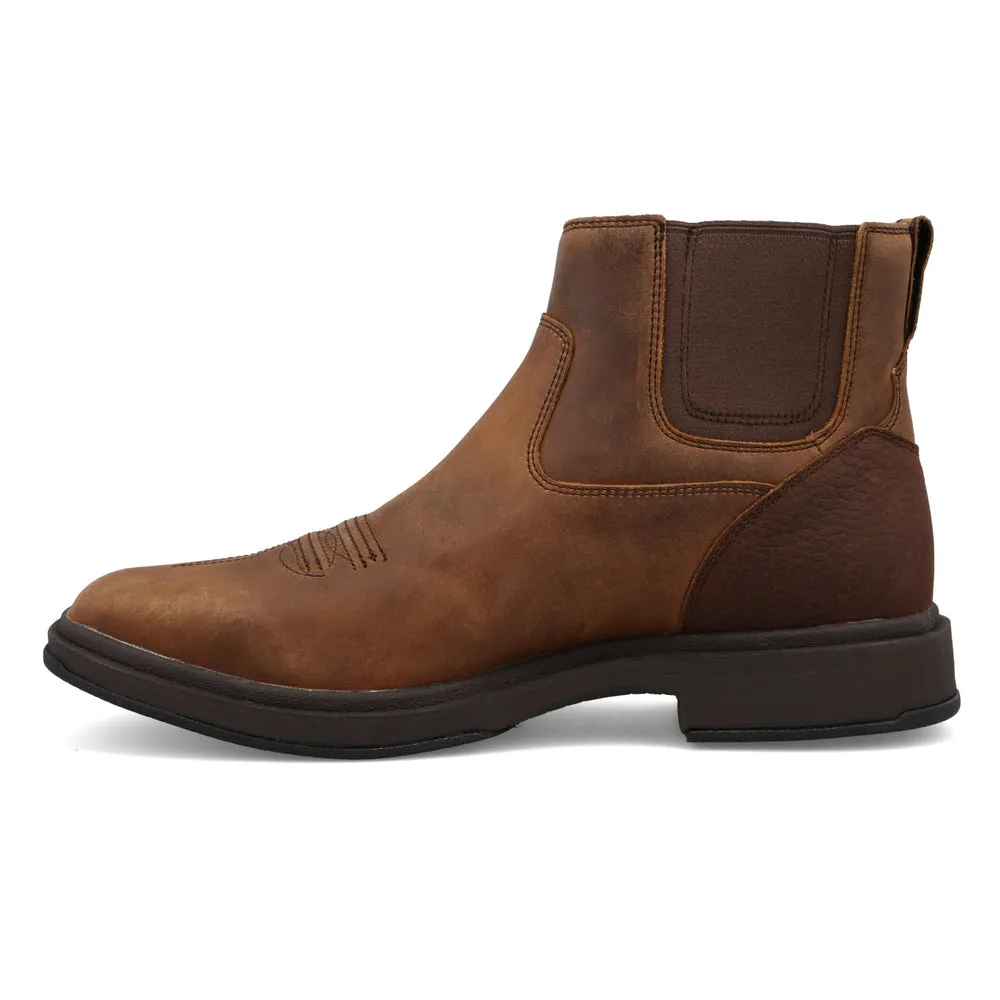 Twisted X 6″ Chelsea UltraLite X™ Boot Russet / Dark Brown