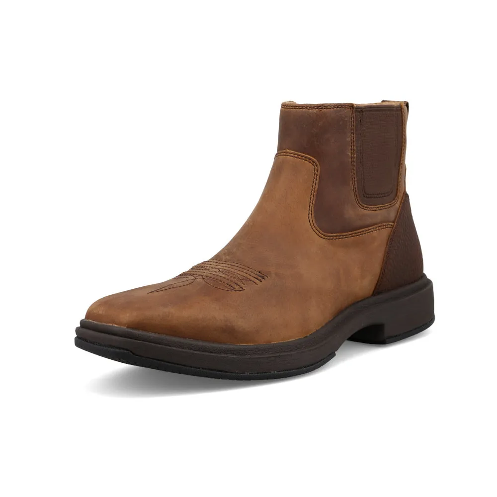 Twisted X 6″ Chelsea UltraLite X™ Boot Russet / Dark Brown