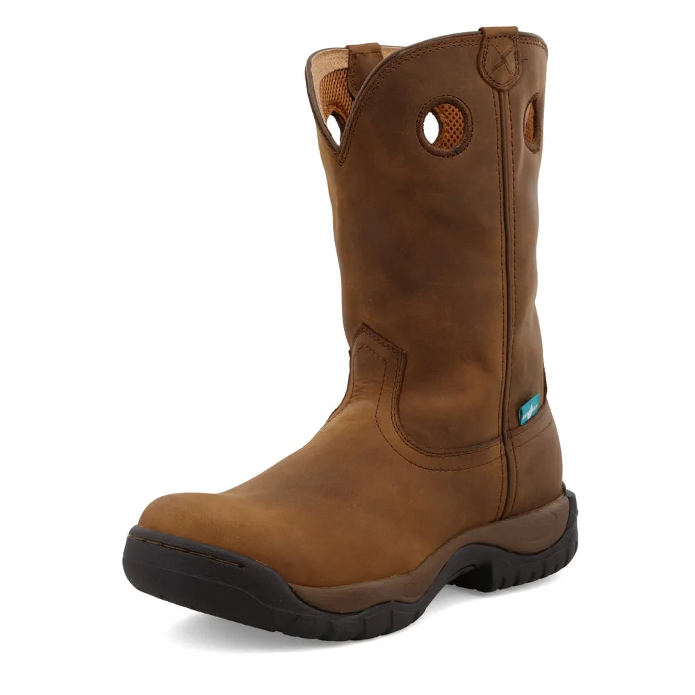 Twisted X 11″ All Around Work Boot Taupe / Taupe