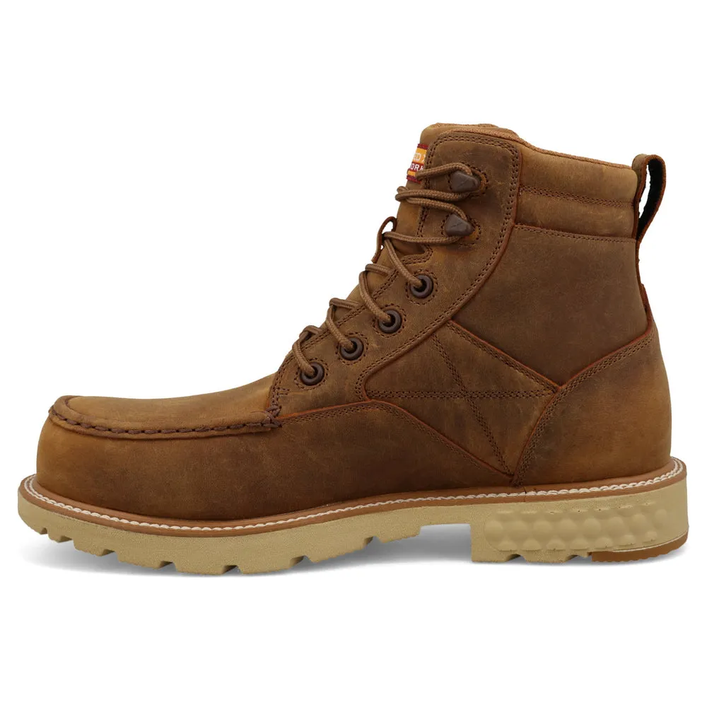 Twisted X 6″ Work Boot Golden Tan