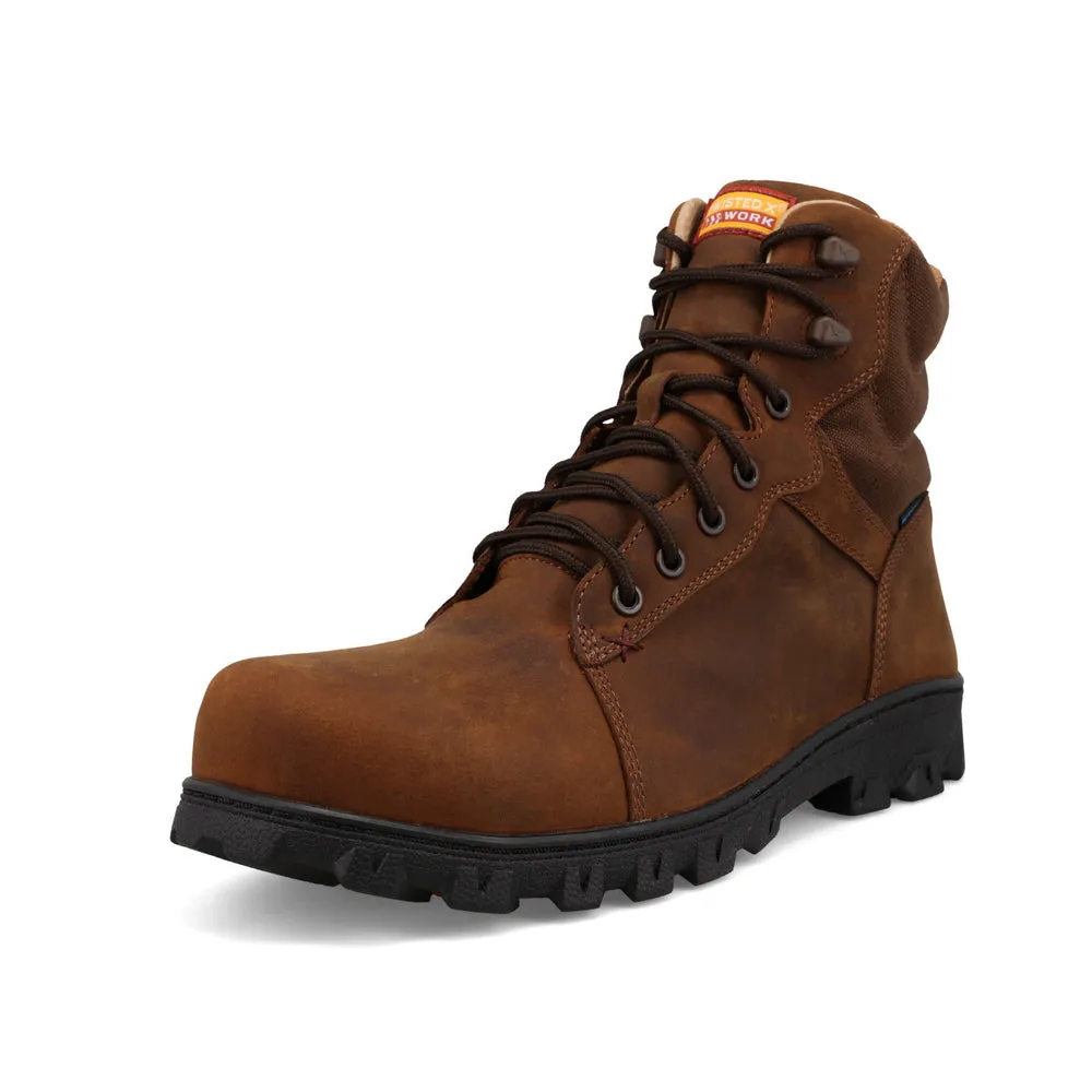 Twisted X 6" Work Boot Rustic Brown Twisted X 6″ Work Boot Rustic Brown