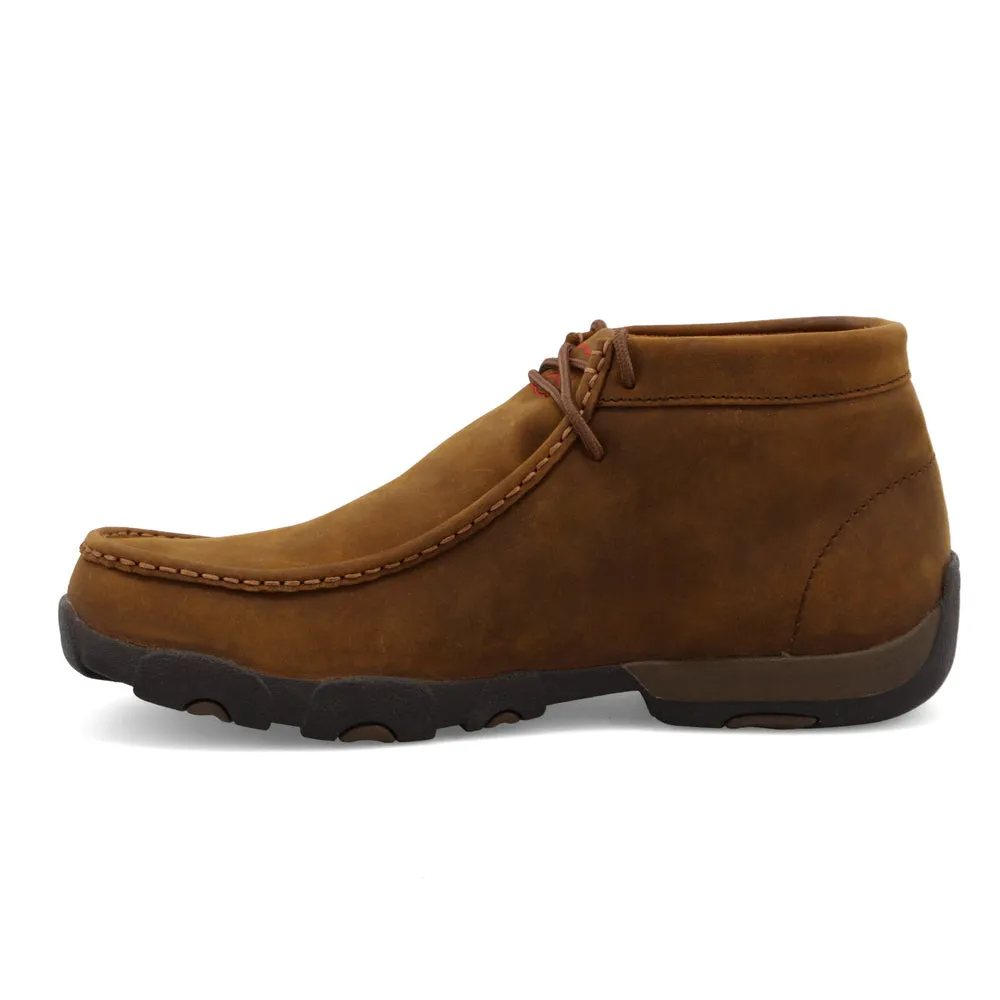 Twisted X Work Chukka Driving Moc Distressed Saddle