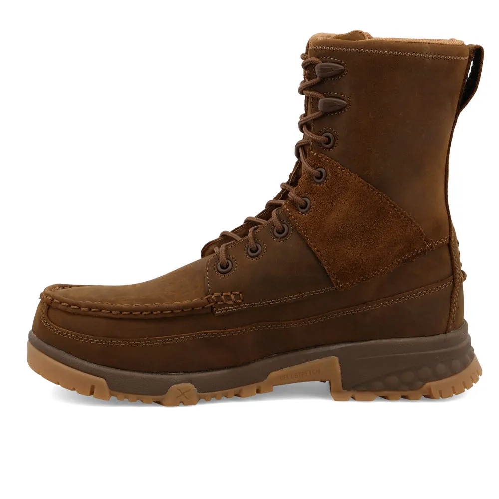 Twisted X 8″ Work Boot Distressed Saddle