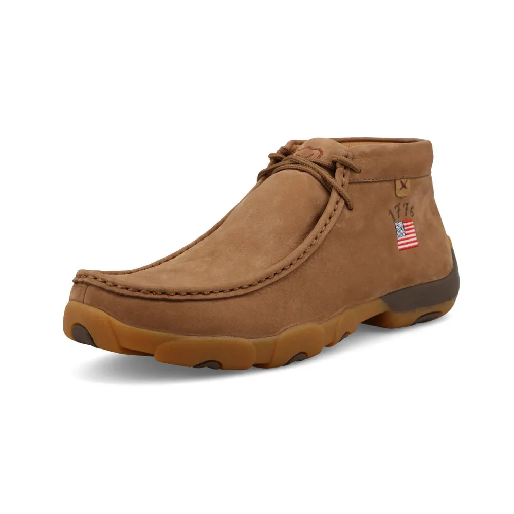 Twisted X Chukka Driving Moc Camel / American Flag