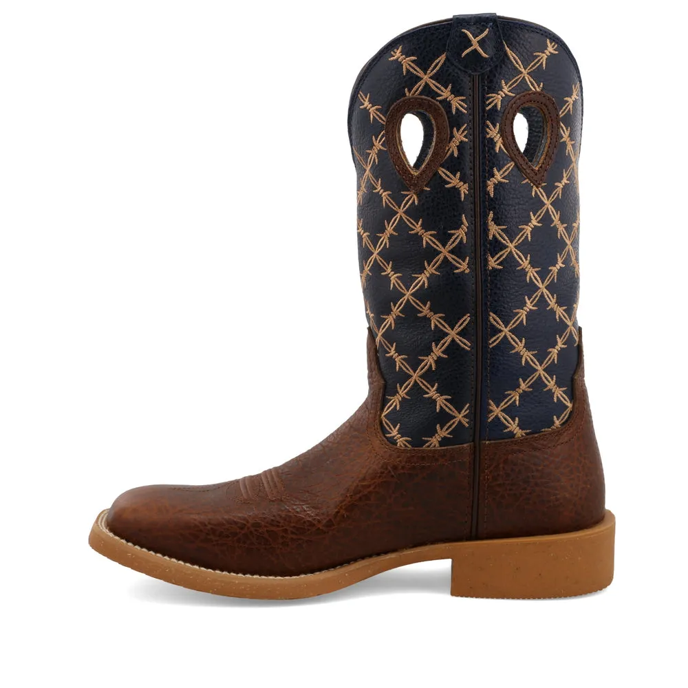 Twisted X 12″ Tech X™ Boot Rustic Brown / Navy