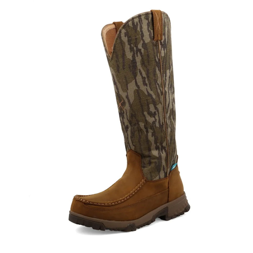 Twisted X 17″ Snake Boot Mossy Oak® Bottomland® Camo / Brown