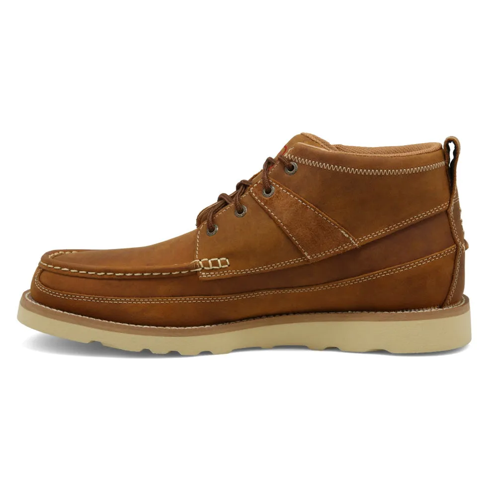 Twisted X 4″ Wedge Sole Boot Oiled Saddle