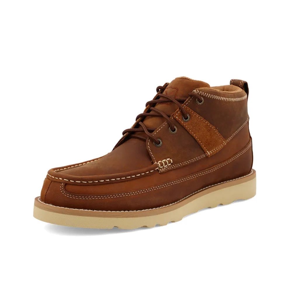 Twisted X 4″ Wedge Sole Boot Oiled Saddle