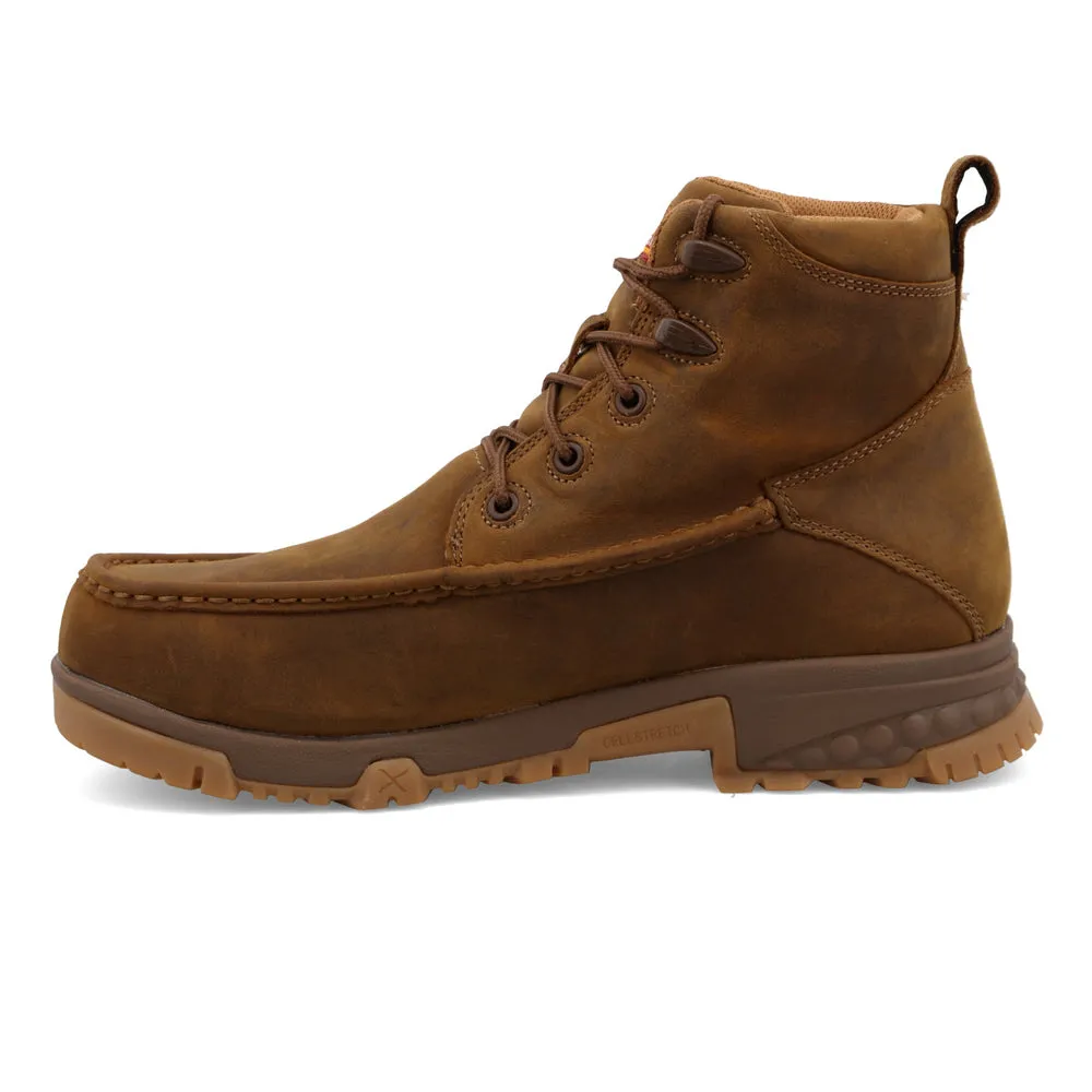 Twisted X 6″ Work Boot Distressed Saddle