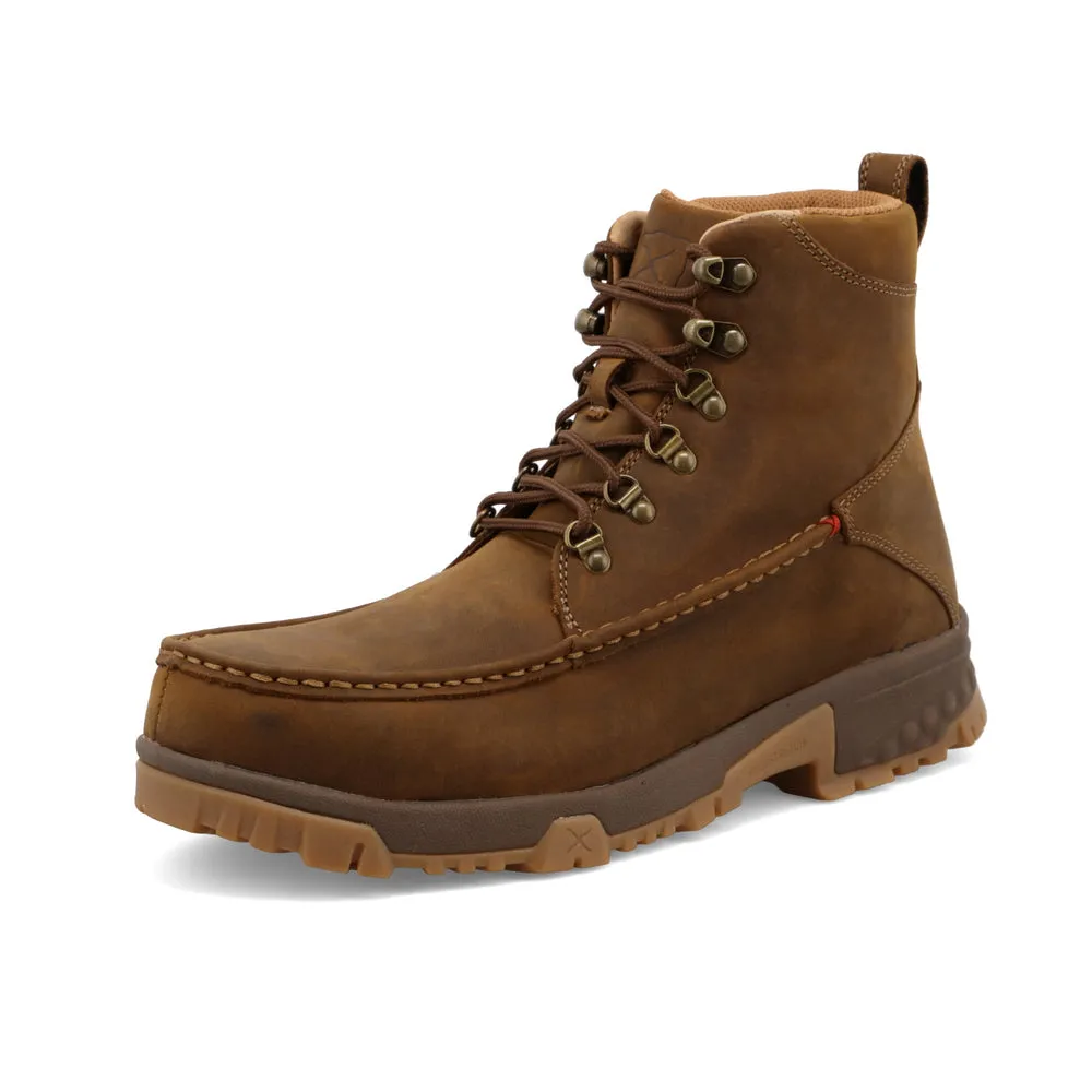 Twisted X 6″ Work Boot Distressed Saddle