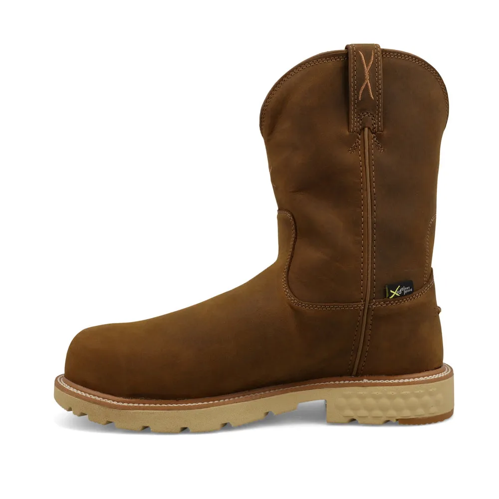 Twisted X 10″ Work Boot Distressed Saddle