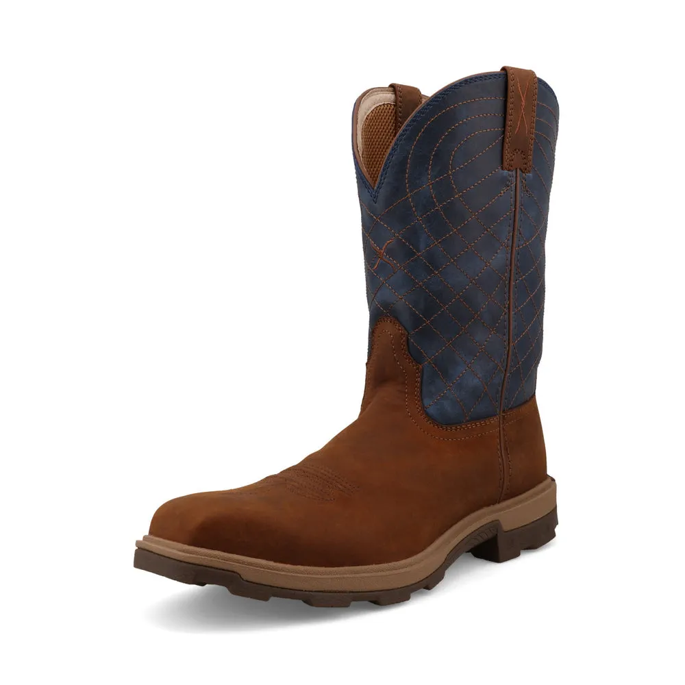 Twisted X 11″ UltraLite X™ Work Boot Mocha / Denim