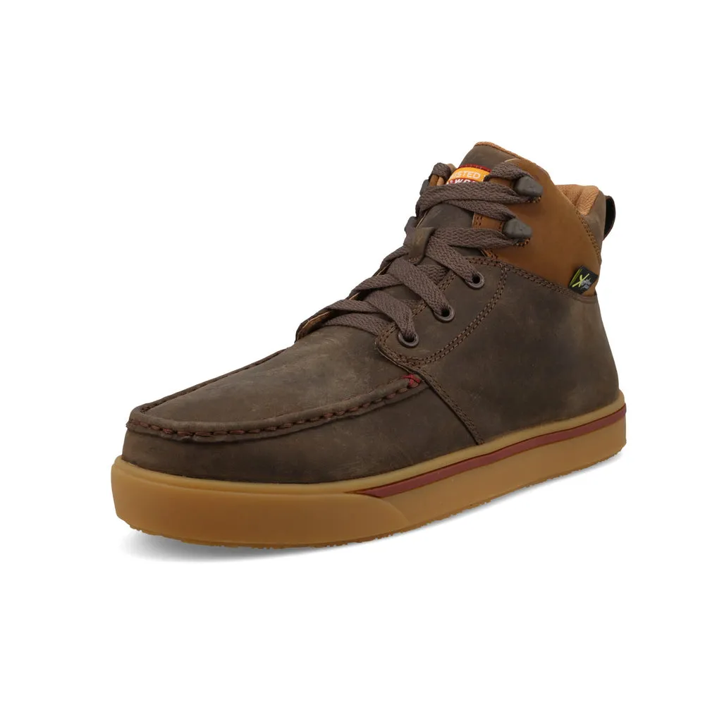Twisted X 6″ Work Kicks Shitake / Distressed Saddle